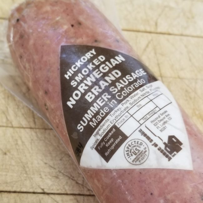 Norwegian Summer Sausage Wild Game Meat